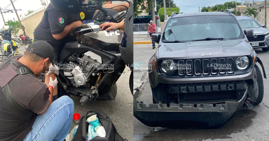 Se ensarta Renegade con moto Benda 700 Se ensarta Renegade con moto Benda 700