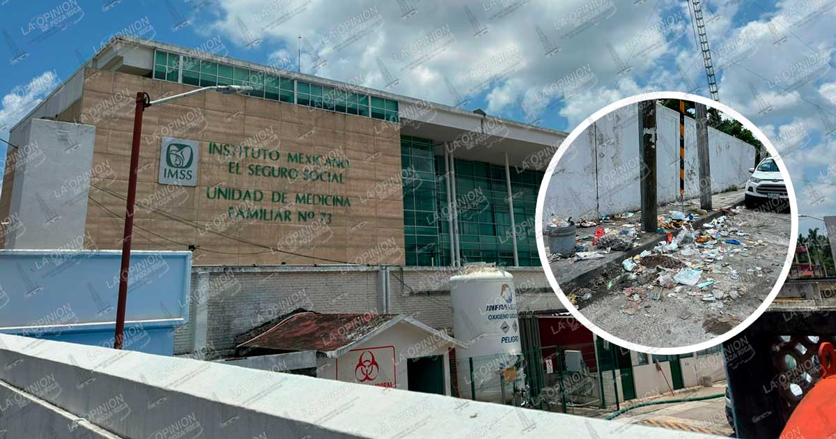 Basurero clandestino a un costado de las instalaciones del IMSS