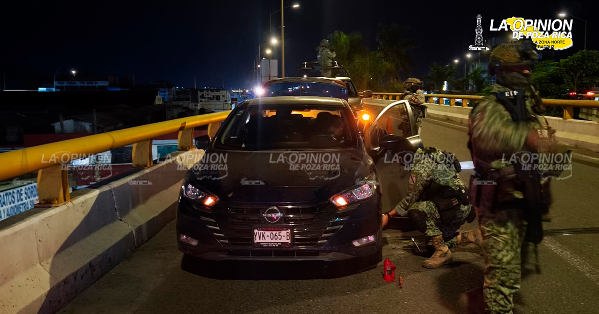 Tiran ponchallantas tras balear a Policía Estatal