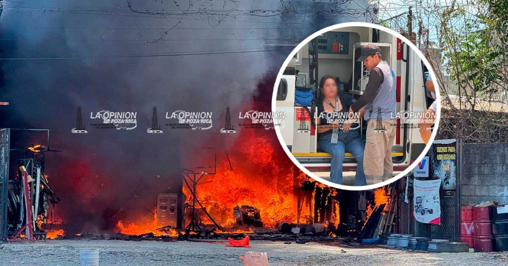 Devastador incendio consume negocio en Tihuatlán Devastador incendio consume negocio en Tihuatlán