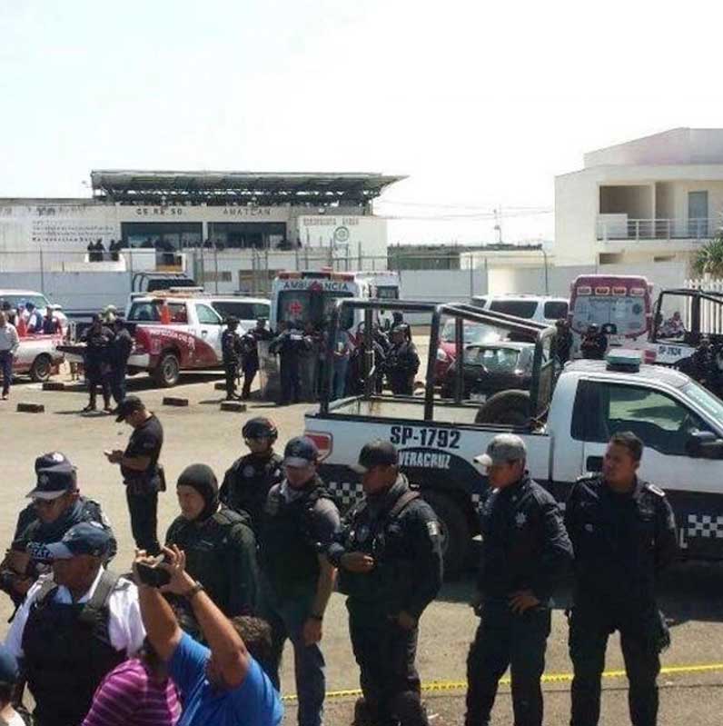 Arrojan explosivos desde un dron en penal de Tuxpan Arrojan explosivos desde un dron en penal de Tuxpan