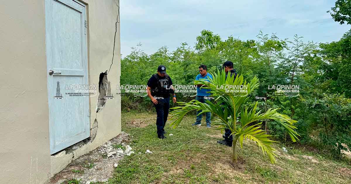 Perforaron la pared para saquear la iglesia Perforaron la pared para saquear la iglesia