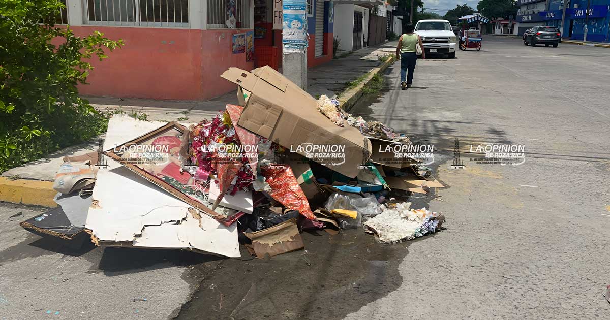 Basura por doquier Basura por doquier