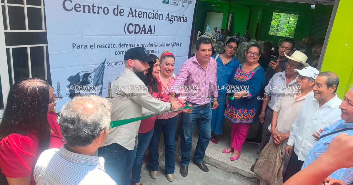 Inauguran CDAA en Coatzintla Inauguran CDAA en Coatzintla