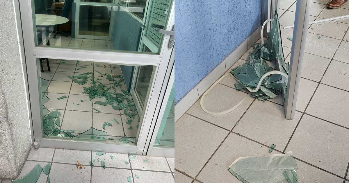 Destrozan oficina de Montse Ortega Destrozan oficina de Montse Ortega