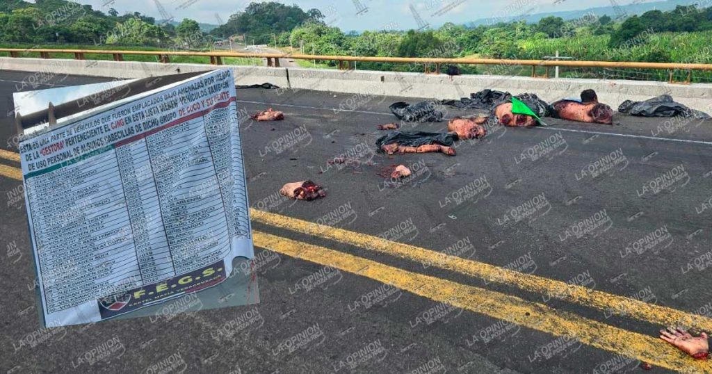 Cuerpos desmembrados y narcomensajes en la Poza Rica–Cazones Cuerpos desmembrados y narcomensajes en la Poza Rica–Cazones