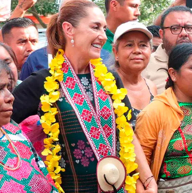 Sheinbaum reafirma compromiso con mujeres indígenas