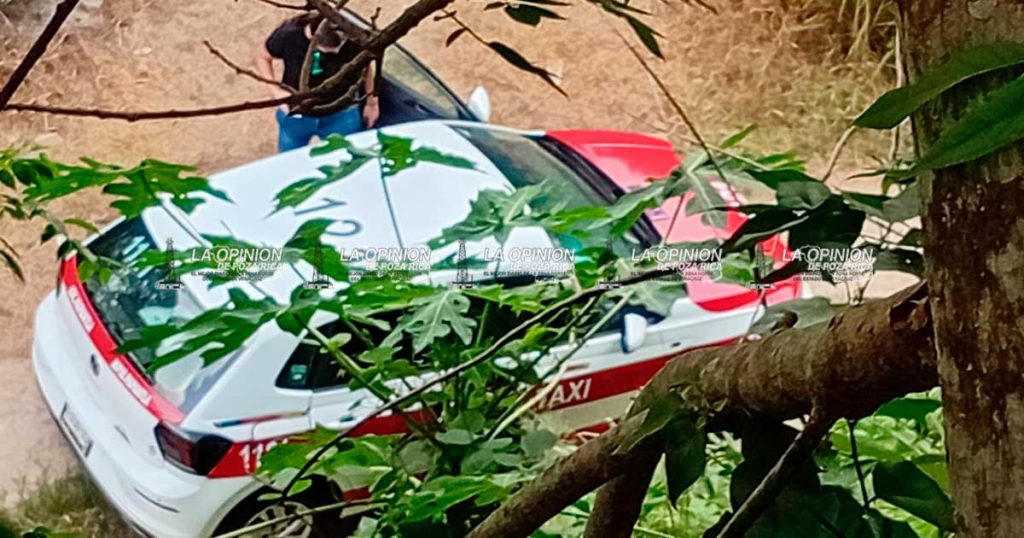 Ejecutan a taxista en un camino de terracería Ejecutan a taxista en un camino de terracería