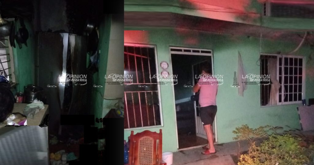 Conato de incendio en casa de docentes Conato de incendio en casa de docentes