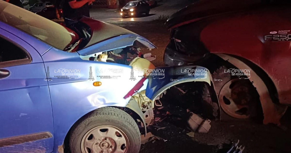 Un lesionado deja fuerte choque en Naranjos Un lesionado deja fuerte choque en Naranjos