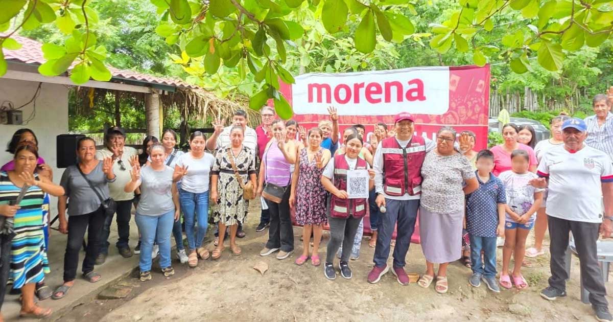 Toma protesta Comité Seccional de Morena en Lomas de Arena, Gutiérrez Zamora Toma protesta Comité Seccional de Morena en Lomas de Arena, Gutiérrez Zamora