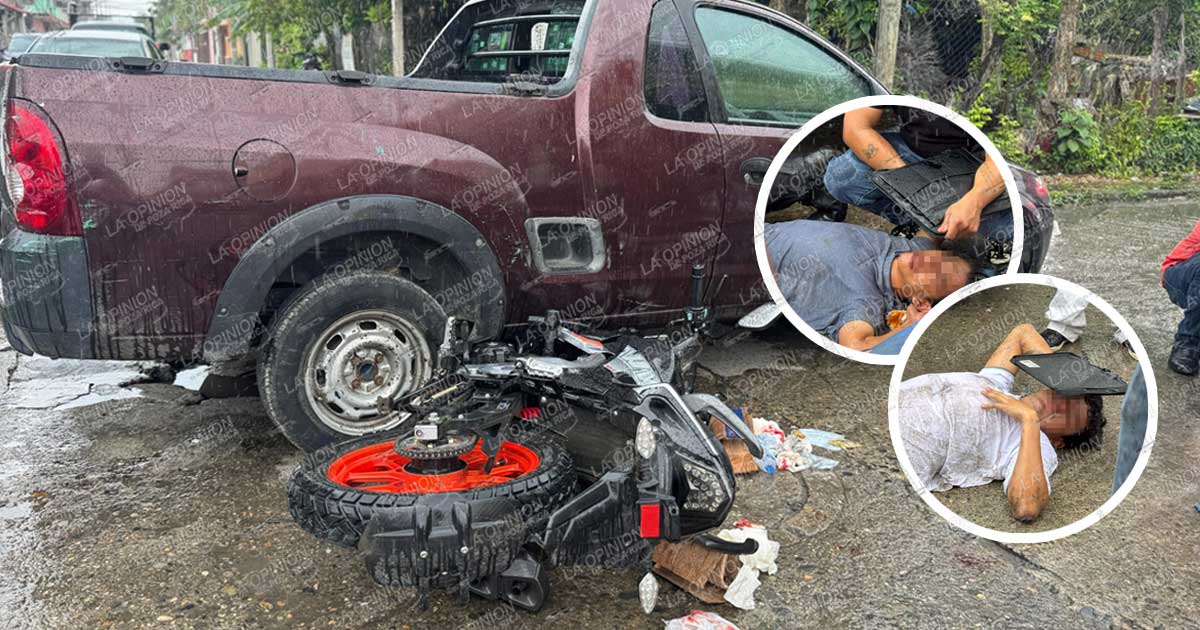 Motociclistas lesionados tras encontronazo Motociclistas lesionados tras encontronazo