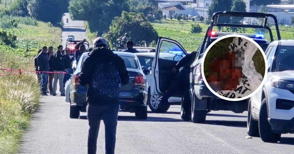 Localizan cinco cabezas humanas junto a un mensaje Localizan seis cabezas humanas junto a un mensaje