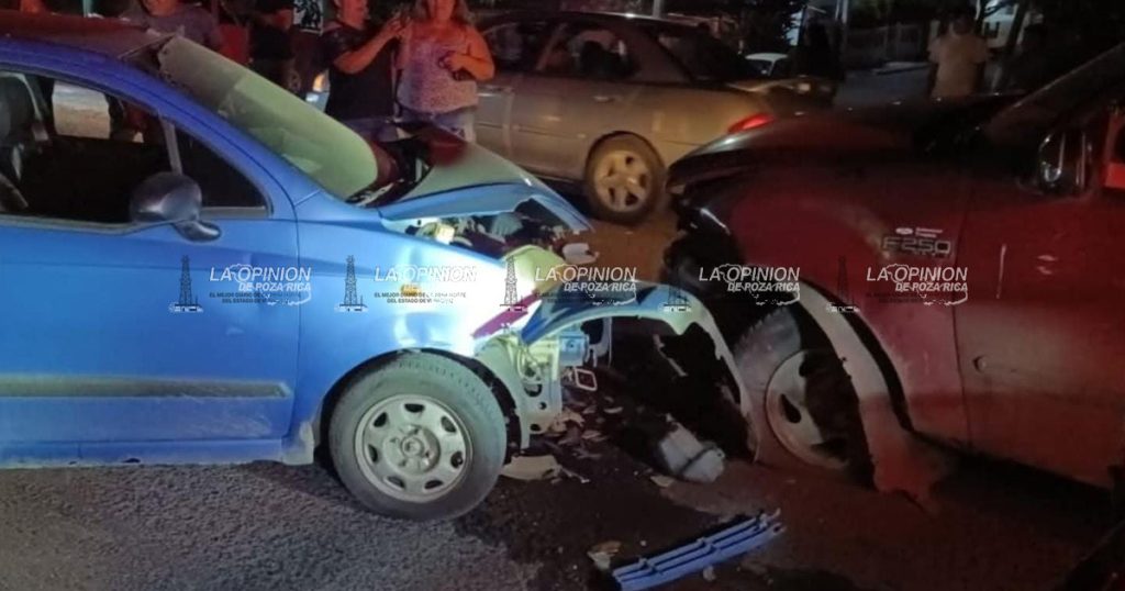 Un lesionado deja fuerte choque en Naranjos Un lesionado deja fuerte choque en Naranjos