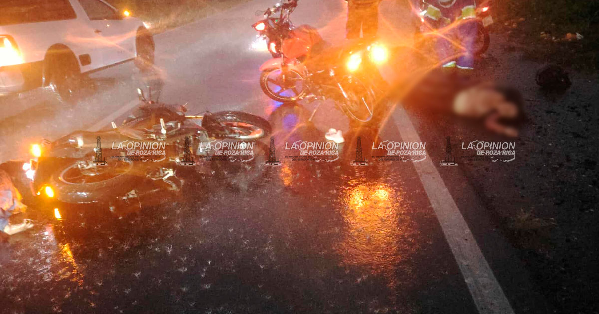 Les cayó rayo a motociclistas Les cayó rayo a motociclistas