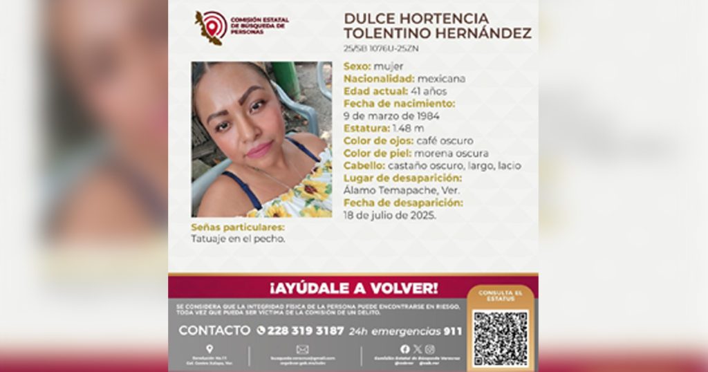 Capturan a sujeto vinculado a desaparición de Hortencia Capturan a sujeto vinculado a desaparición de Hortencia