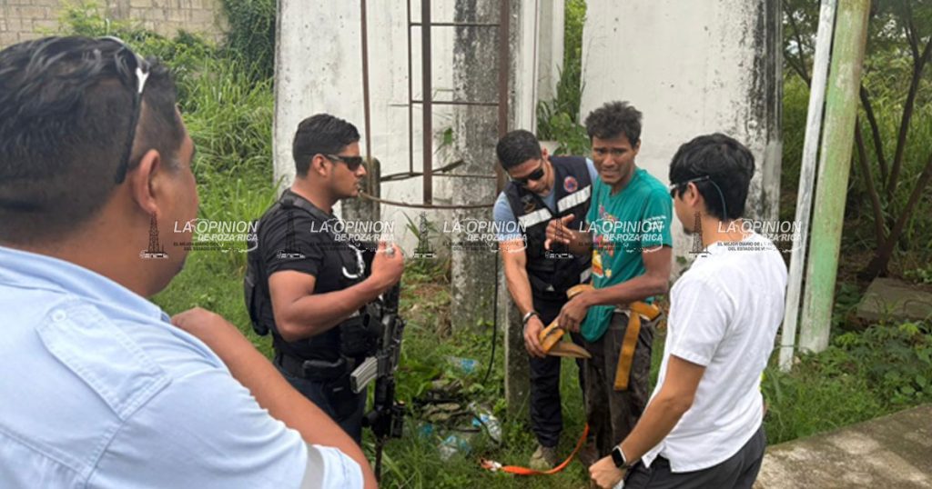 ¡Dos días atrapado en el tanque elevado! ¡Dos días atrapado en el tanque elevado!