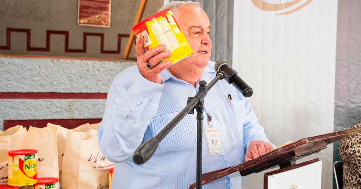 “El Pulpo” repartirá más leche en polvo “El Pulpo” repartirá más leche en polvo