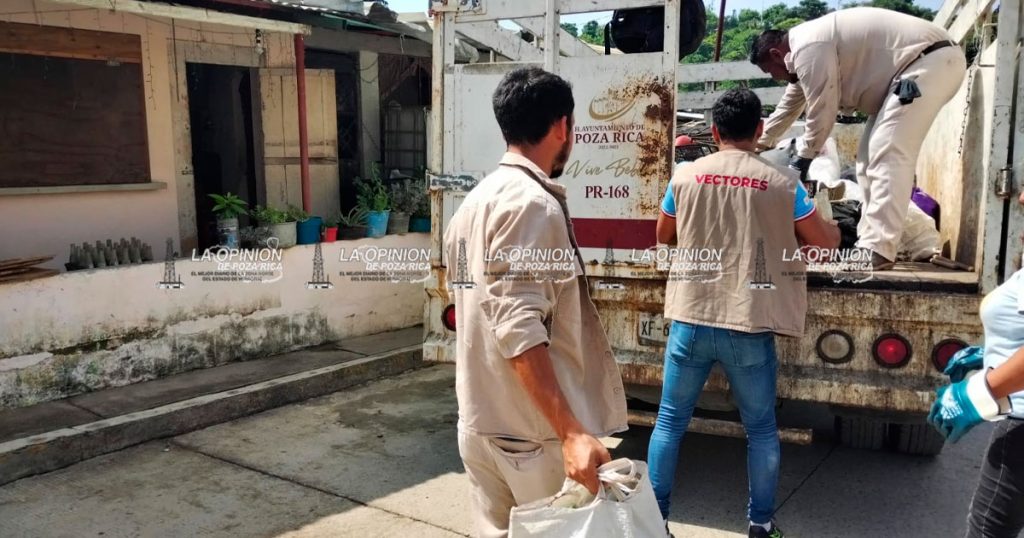 Le pegan al mosco del dengue con jornada de descacharrización Le pegan al mosco del dengue con jornada de descacharrización