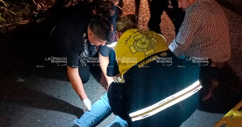Joven motociclista sufrió fracturas expuestas Joven motociclista sufrió fracturas expuestas