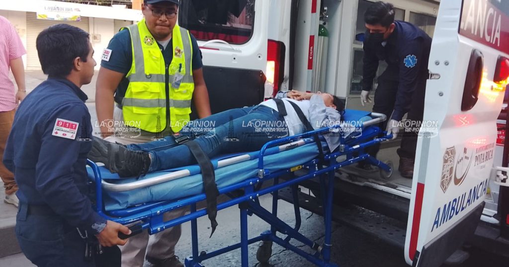 ¡Biker derribada y lesionada! ¡Biker derribada y lesionada!