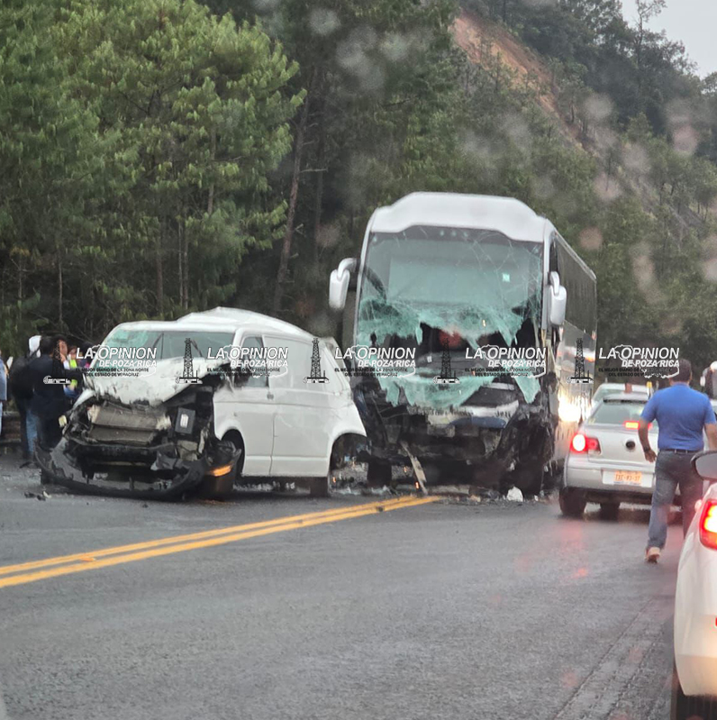 Choque Múltiple en Carretera México-Tuxpan: Cierre en la Circulación