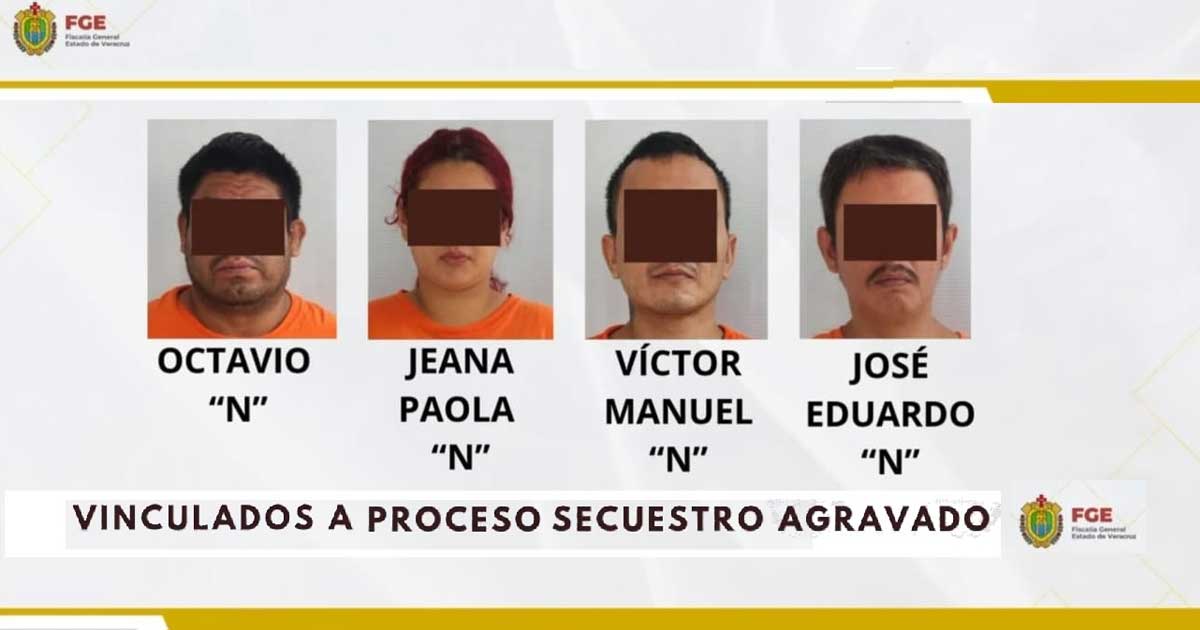 Vinculan a proceso a 4 por secuestro agravado Vinculan a proceso a 4 por secuestro agravado