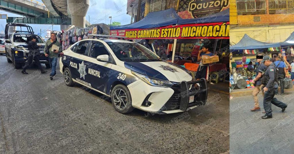 ¡Lo agarran robando! ¡Lo agarran robando!