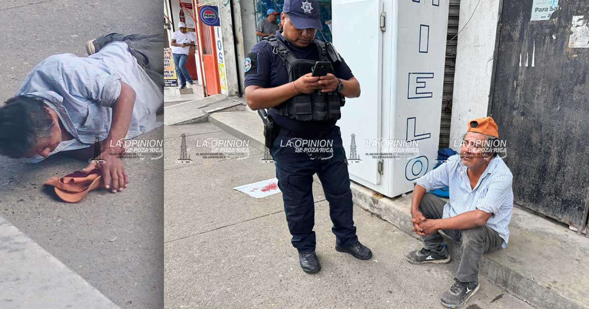 Lo dejaron casi inconsciente Lo dejaron casi inconsciente