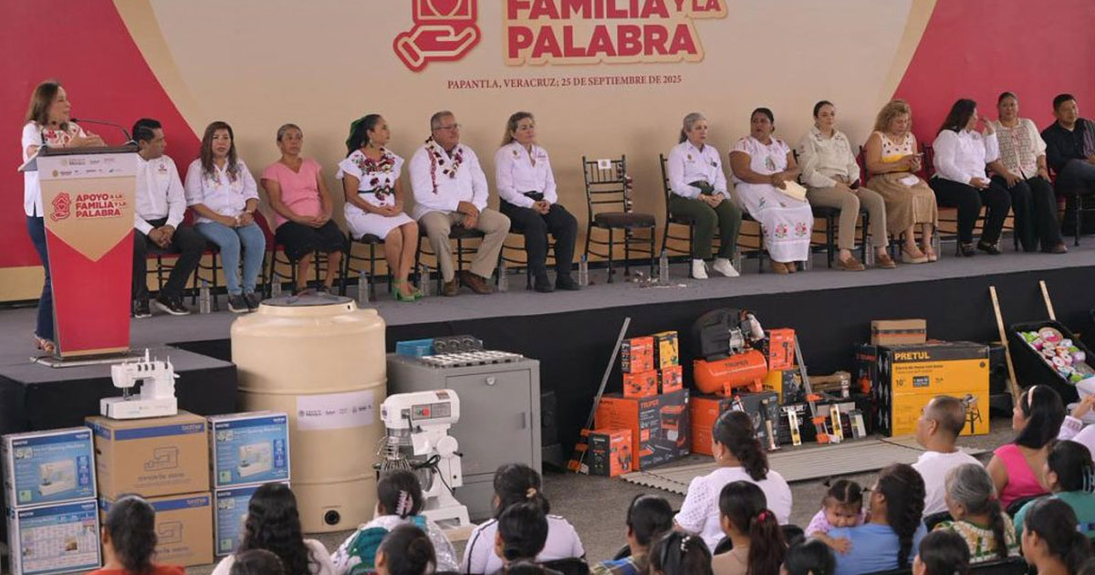 Con programas sociales, Rocío Nahle respalda a las familias de la región Totonaca