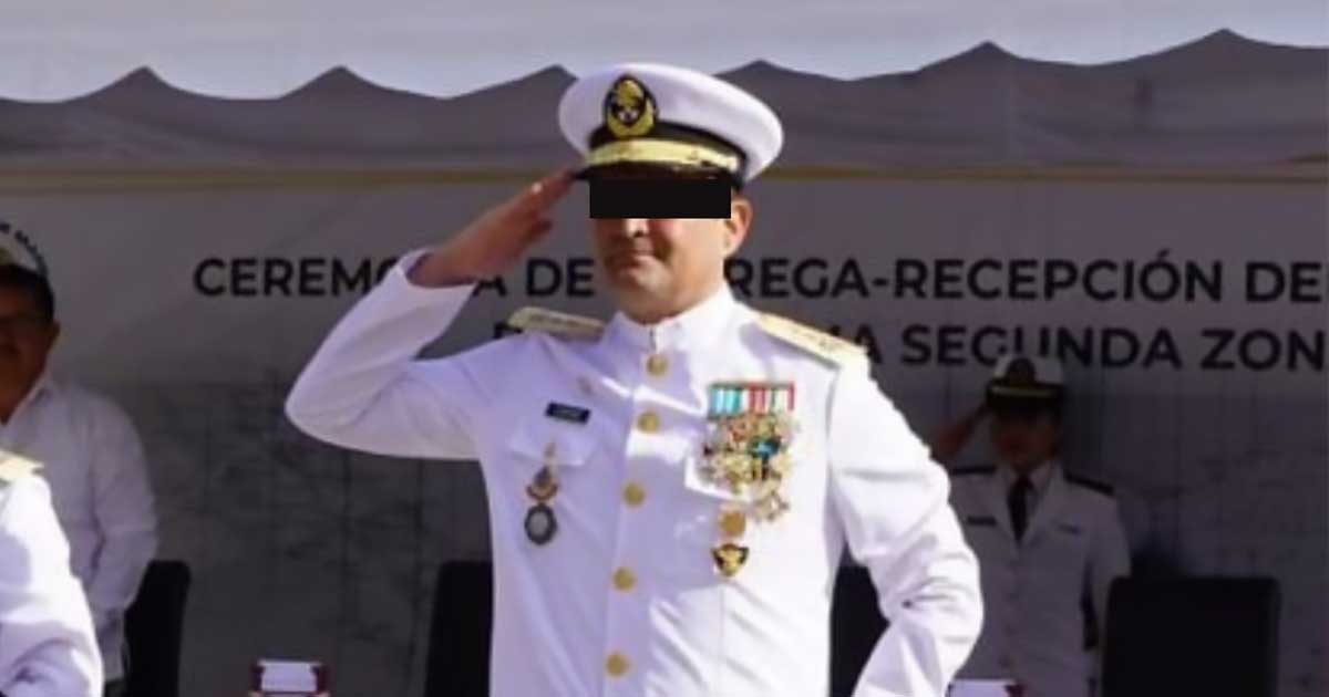 Detienen a vicealmirante, sobrino del exsecretario de Marina de AMLO