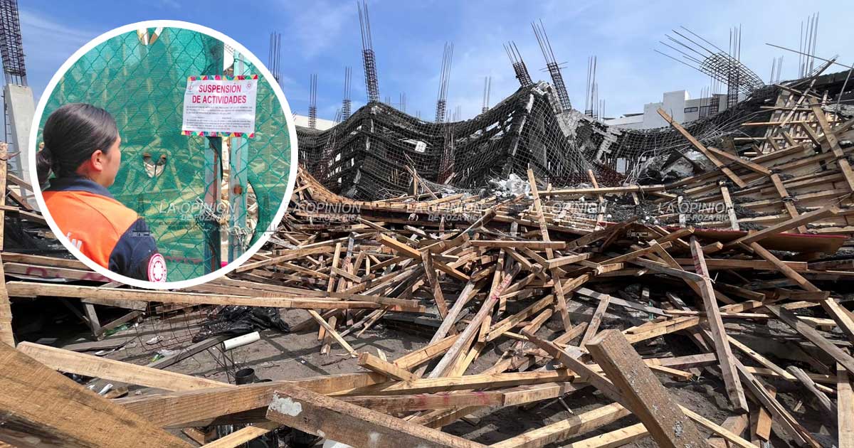 PC de Alvarado suspende obra en Riviera Veracruzana por derrumbe de cimbra