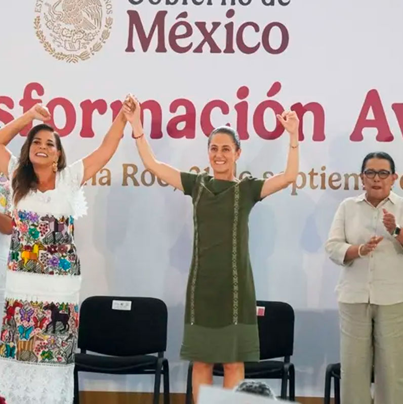Sheinbaum anuncia obras en educación y salud