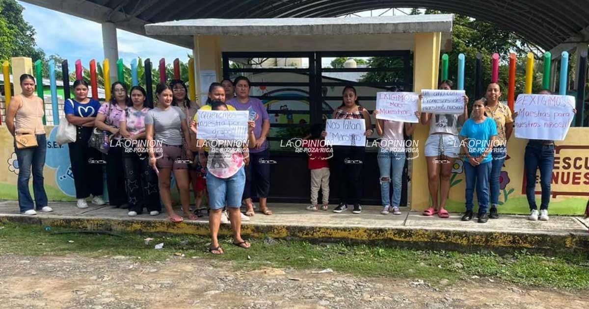 Exigen maestras para un jardín de niños en Naranjos