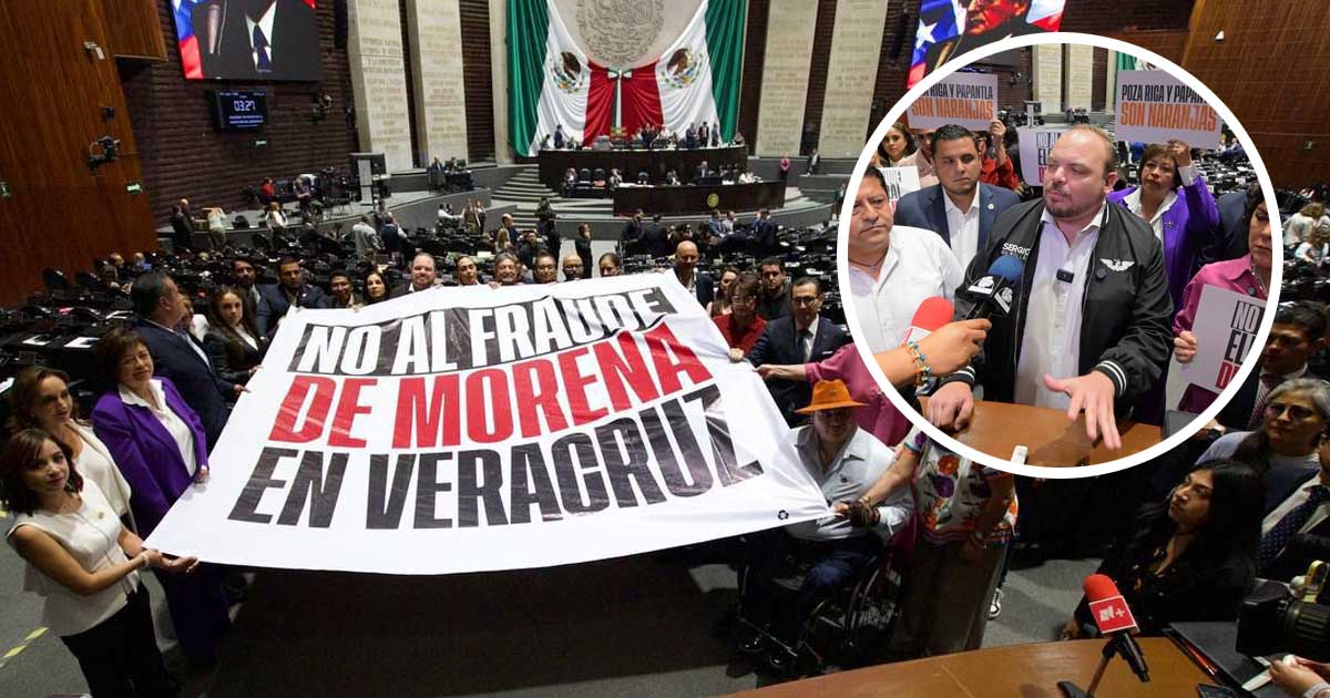 "Hay pruebas del fraude en Papantla y Poza Rica", denuncia Sergio Gil en San Lázaro