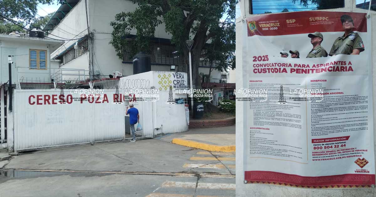 Abren convocatoria para custodios de los 18 CERESOS Abren convocatoria para custodios de los 18 CERESOS