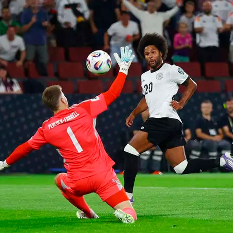 Alemania saca la casta ante Irlanda del Norte Alemania saca la casta ante Irlanda del Norte