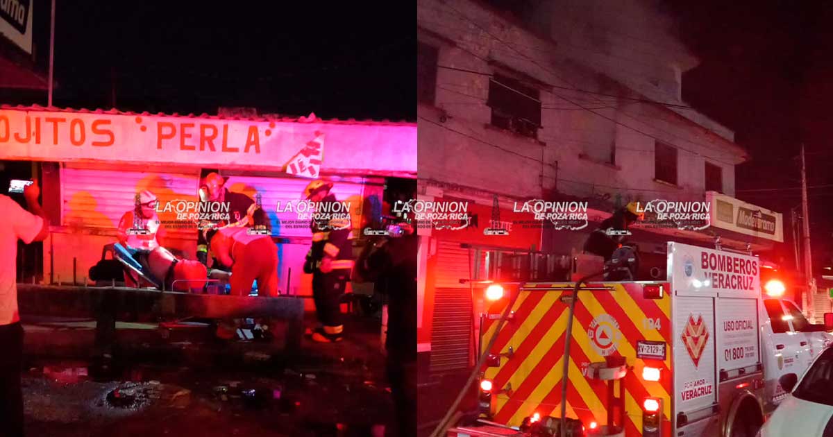 Jardinero rescata a mujer de incendio