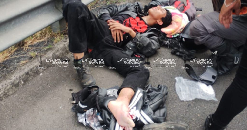 Motociclista de Poza Rica sufre aparatoso accidente sobre autopista México-Tuxpan Motociclista de Poza Rica sufre aparatoso accidente sobre autopista México-Tuxpan
