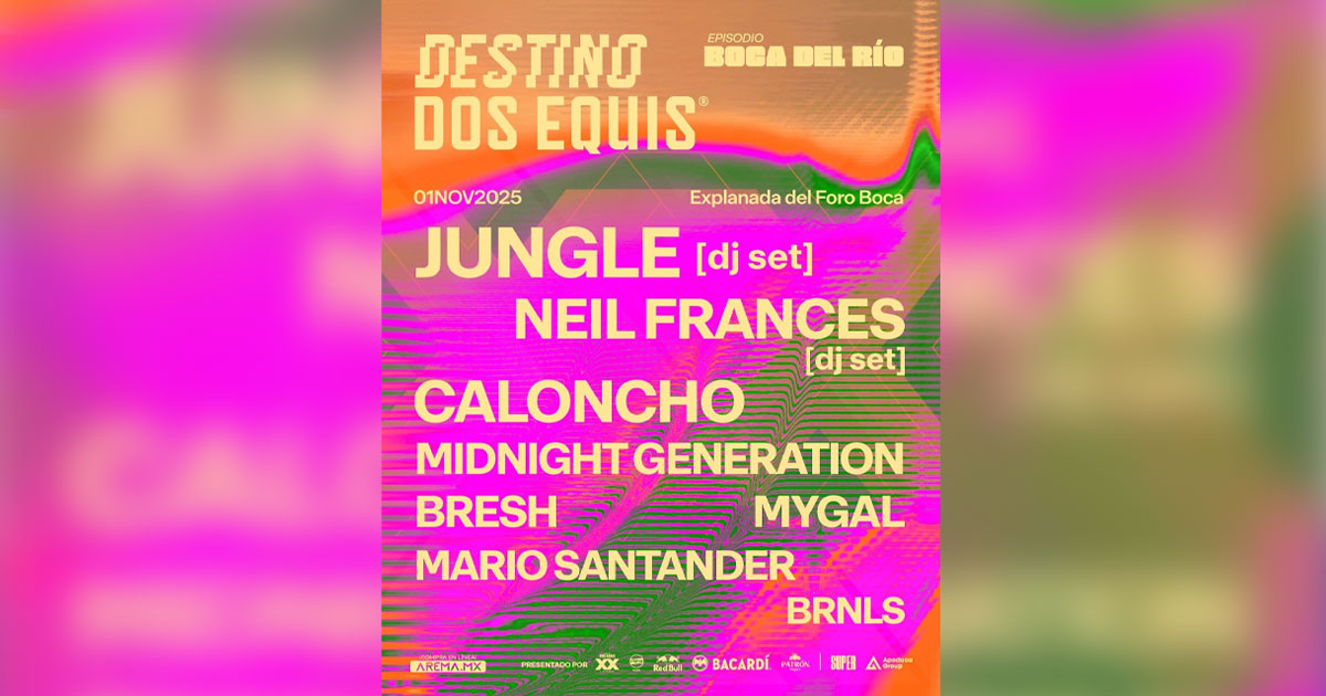 Destino Dos Equis celebra 128 años de la cerveza veracruzana con Festival de Música Destino Dos Equis celebra 128 años de la cerveza veracruzana con Festival de Música