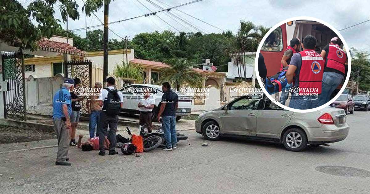 Estudiante del Tecnológico lesionado en un choque Estudiante del Tecnológico lesionado en un choque