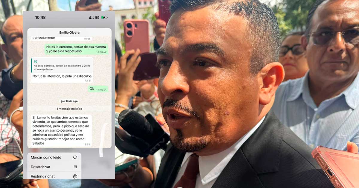 Emilio Olvera me admiraba y ahora me ataca: Gómez Cazarín Emilio Olvera me admiraba y ahora me ataca: Gómez Cazarín