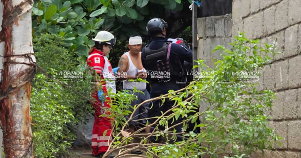 Macheteado en riña familiar Macheteado en riña familiar