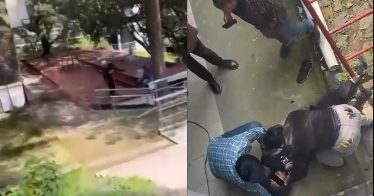Matan a estudiante dentro del CCH Sur; agresor intenta huir y se fractura