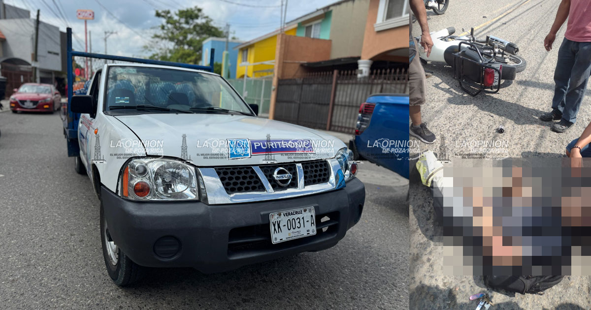 No guardó su distancia y chocó