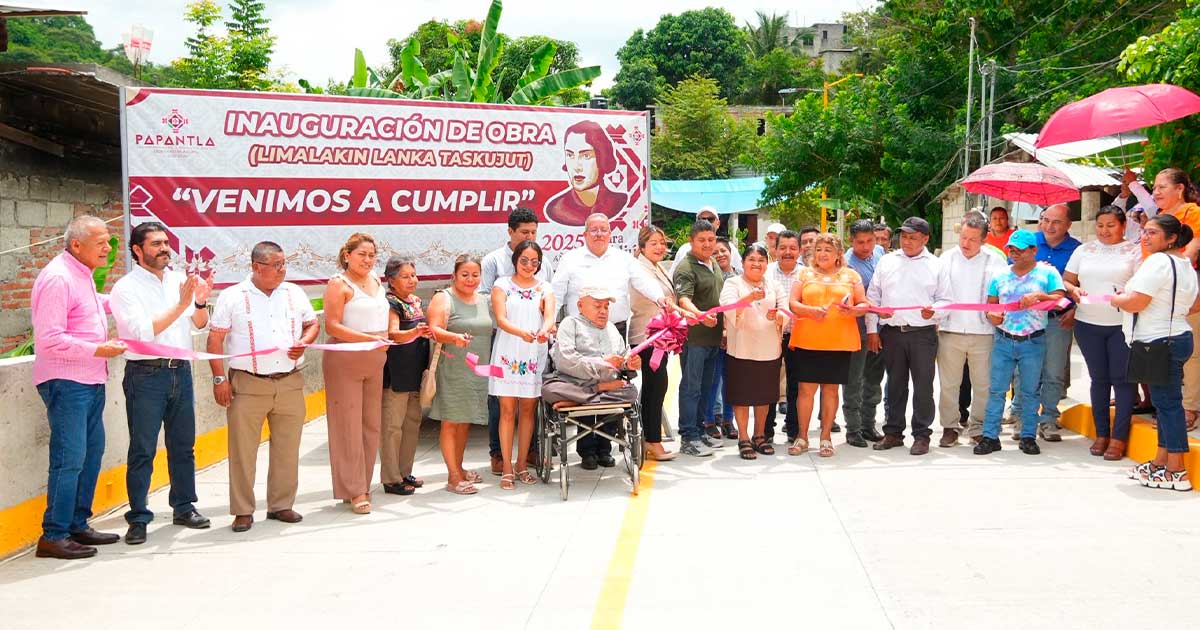 MEJORA DE PAPANTLA CON INFRAESTRUCTURA MEJORA DE PAPANTLA CON INFRAESTRUCTURA