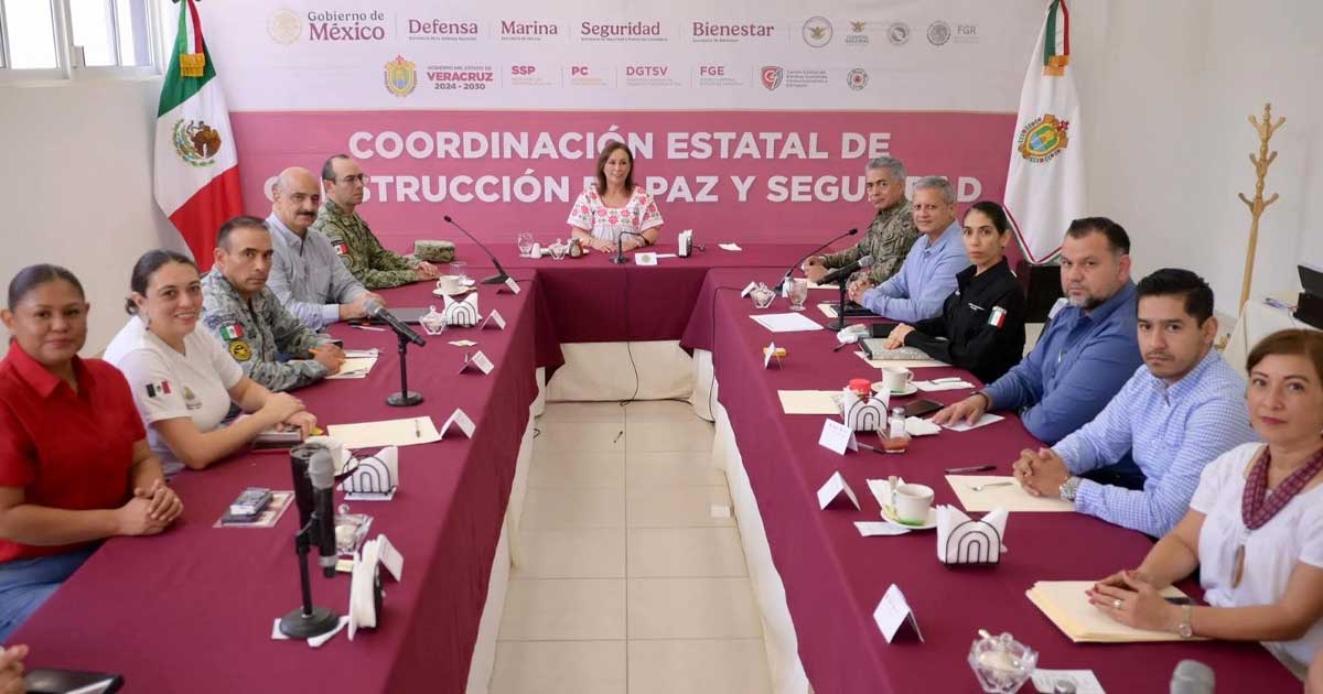 Encabeza gobernadora reunión de seguridad