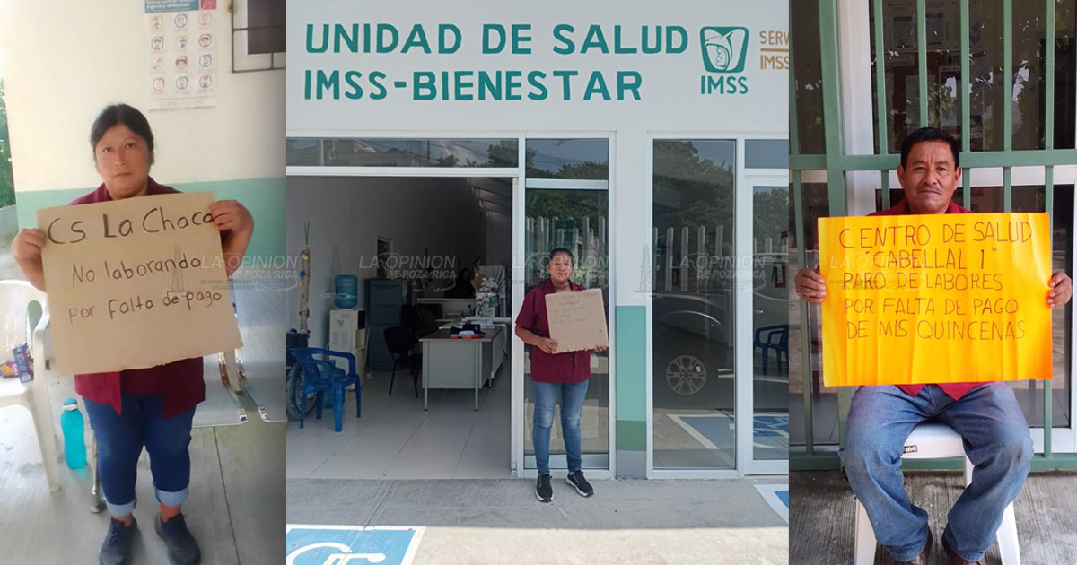 Paro de labores en clínicas del IMSS-Bienestar en todo el estado