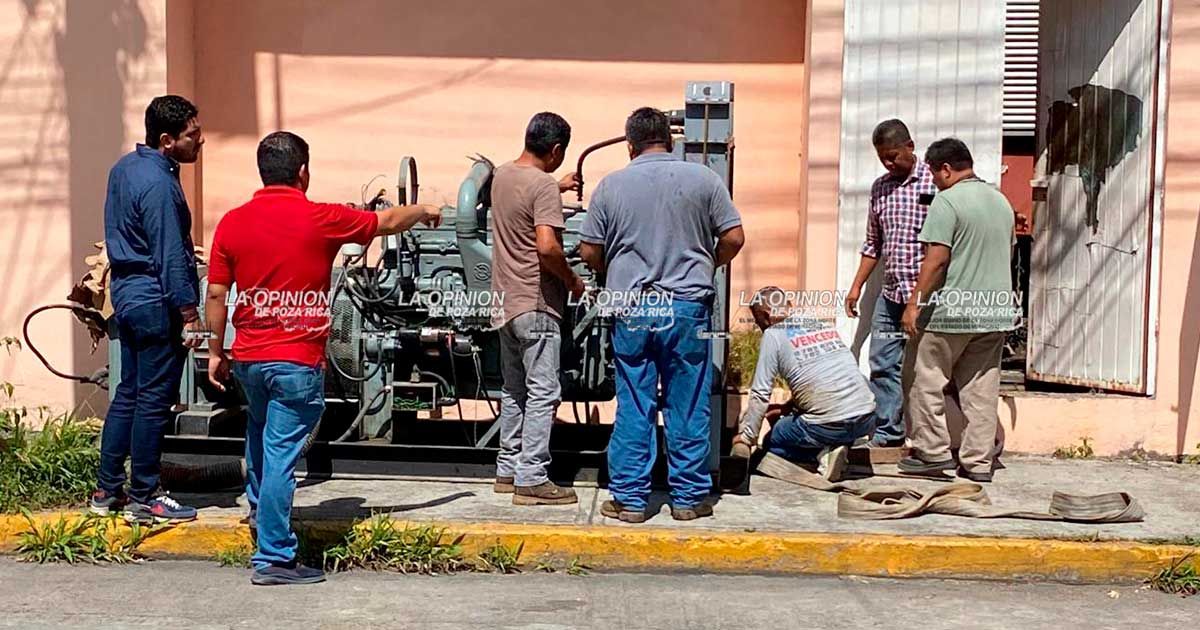 Colocan nuevo transformador en el centro de carga del edificio administrativo