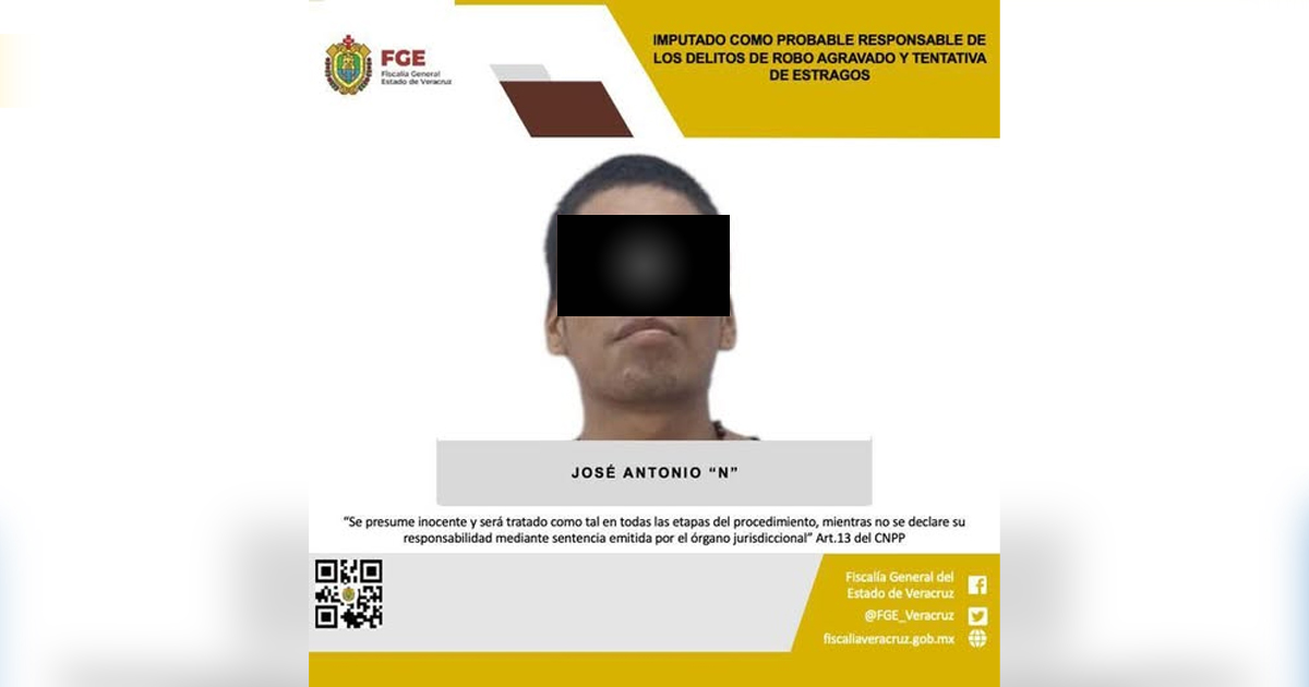Imputado como probable responsable de los delitos de robo agravado y tentativa de estragos Imputado como probable responsable de los delitos de robo agravado y tentativa de estragos
